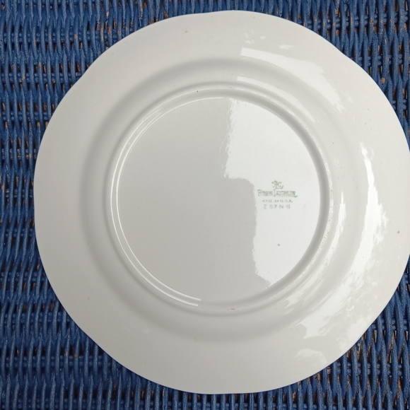 1950s Homer Laughlin Dogwood/Apple Blossom Liberty Dinner Plate 10" - Picture 3 of 4